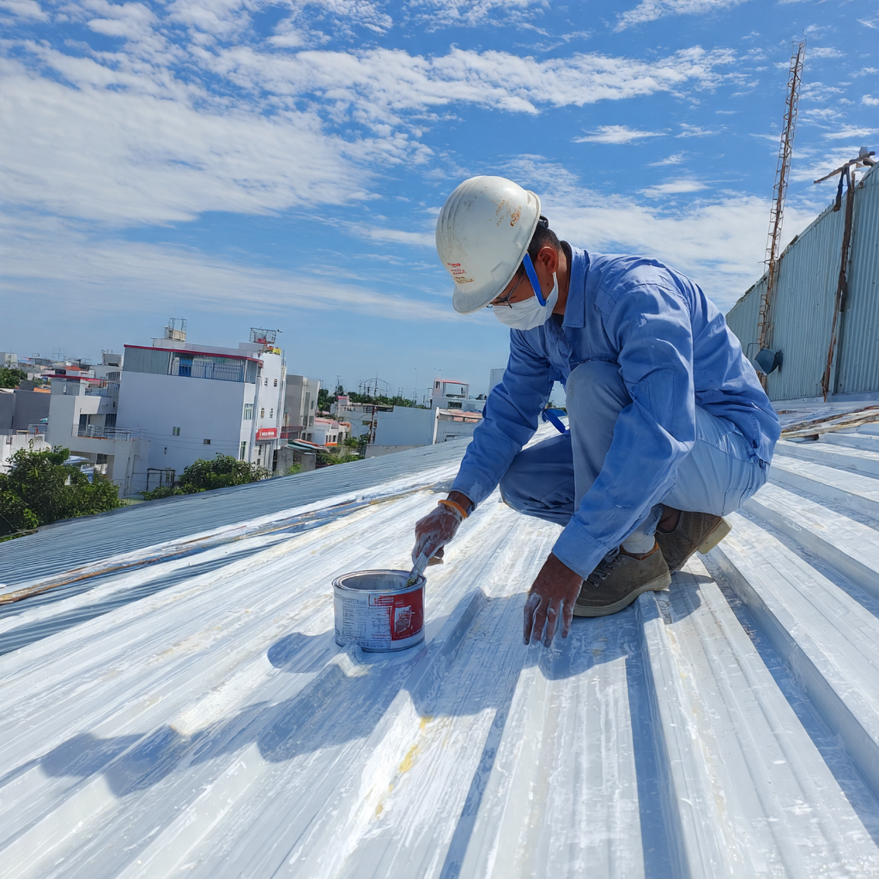 Sơn chống nóng mái tôn – Giải pháp chống nóng mùa hè hiệu quả, tiết ...